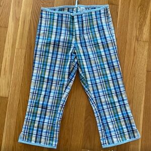 Vintage Abercrombie & Fitch, plaid Capri pants